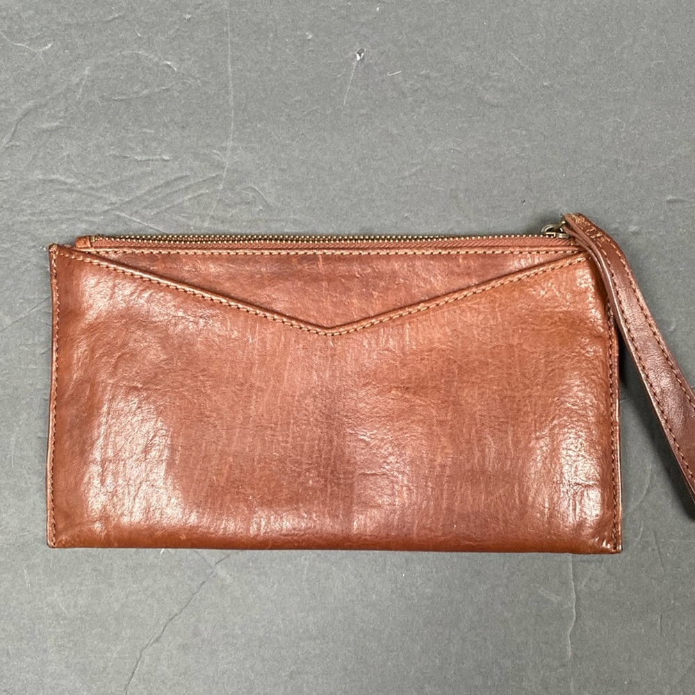 Soft leather wristlet inner card slots Rachel  roy